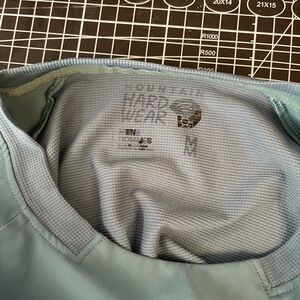 Mountain Hardwear Sky Blue Outdoor Sun shirt